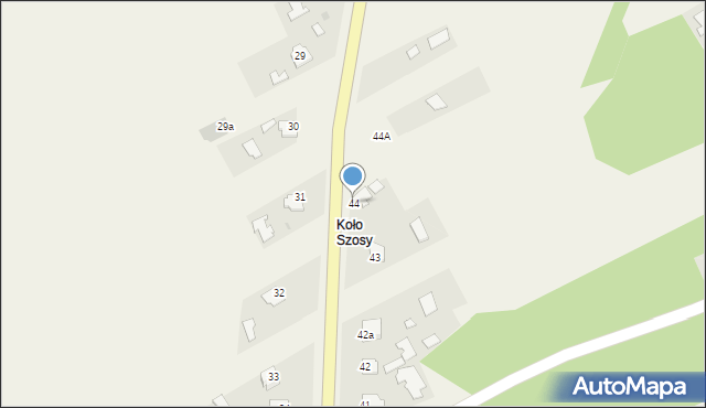 Partynia, Partynia, 44, mapa Partynia