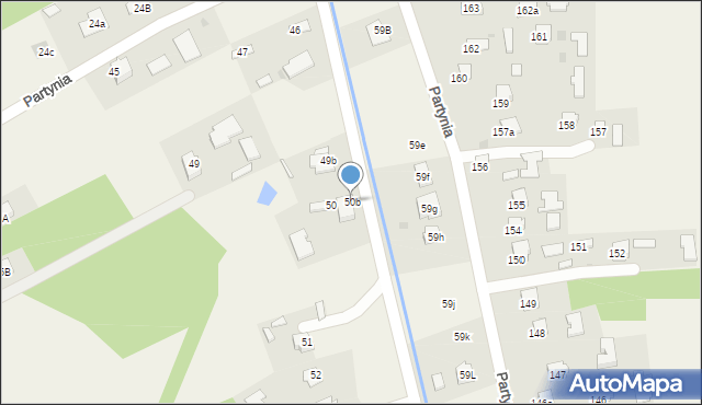 Partynia, Partynia, 50b, mapa Partynia