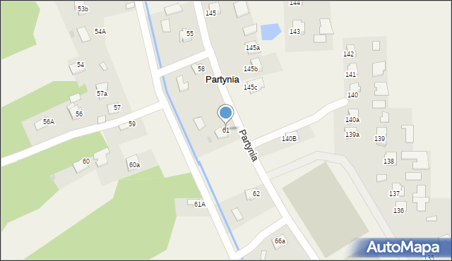Partynia, Partynia, 61, mapa Partynia