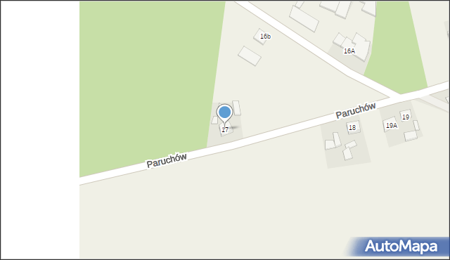 Paruchów, Paruchów, 17, mapa Paruchów