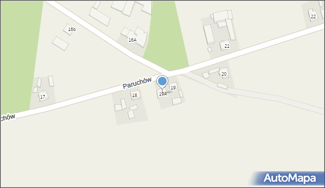 Paruchów, Paruchów, 19A, mapa Paruchów