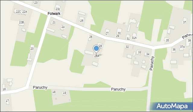 Paruchy, Paruchy, 28A, mapa Paruchy