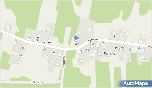 Paruchy, Paruchy, 35, mapa Paruchy