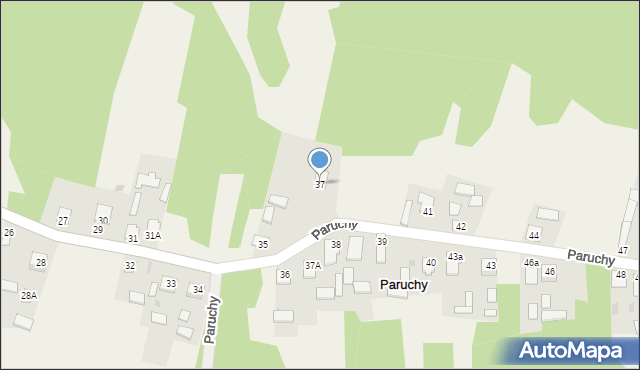 Paruchy, Paruchy, 37, mapa Paruchy