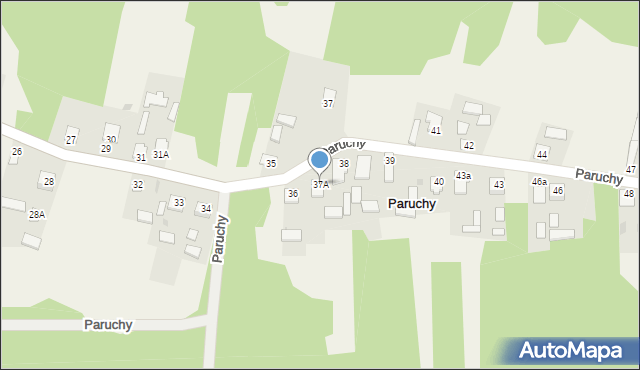 Paruchy, Paruchy, 37A, mapa Paruchy