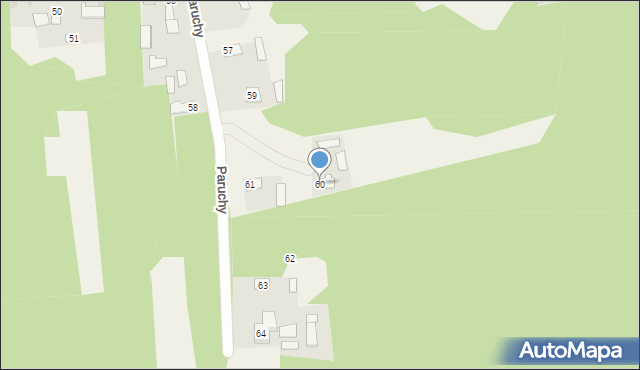Paruchy, Paruchy, 60, mapa Paruchy