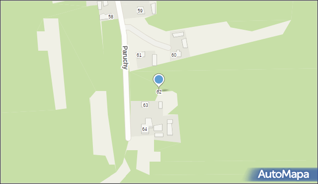 Paruchy, Paruchy, 62, mapa Paruchy