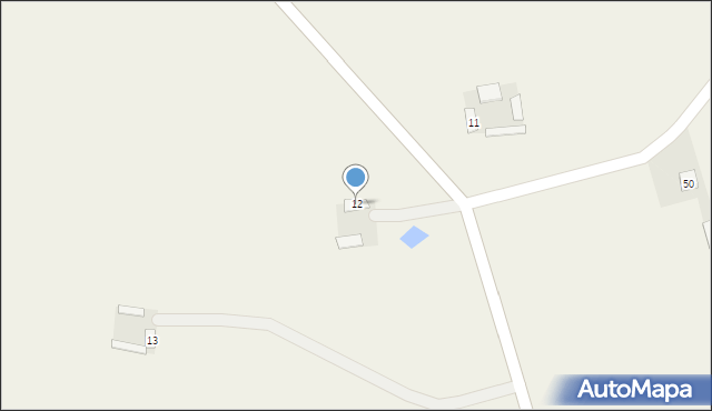 Paruszewice, Paruszewice, 12, mapa Paruszewice