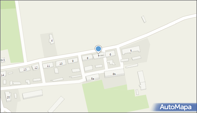 Paruszewo, Paruszewo, 7, mapa Paruszewo