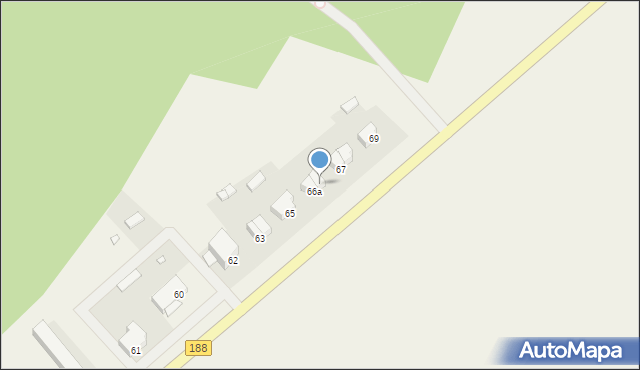 Paruszka, Paruszka, 66b, mapa Paruszka