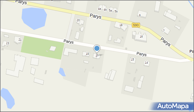 Parys, Parys, 17, mapa Parys