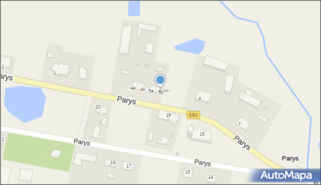 Parys, Parys, 5b, mapa Parys