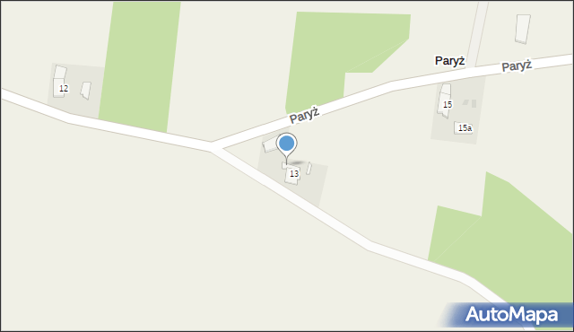 Paryż, Paryż, 13a, mapa Paryż