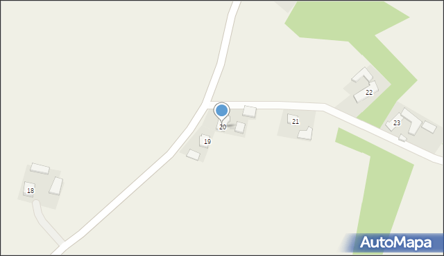 Paryż, Paryż, 20, mapa Paryż