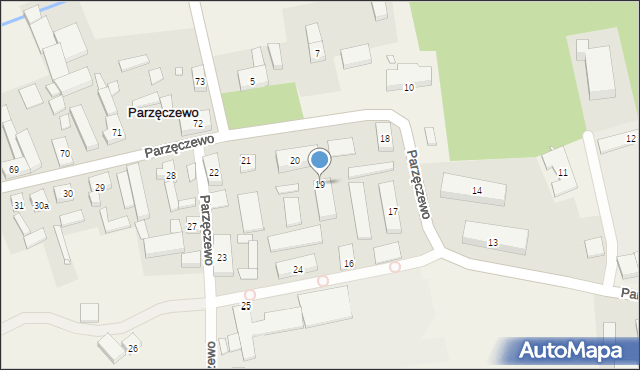 Parzęczewo, Parzęczewo, 19, mapa Parzęczewo