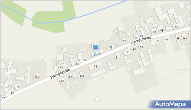 Parzęczewo, Parzęczewo, 61, mapa Parzęczewo