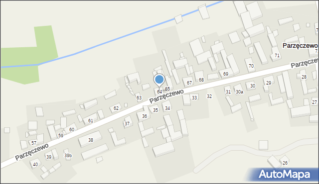 Parzęczewo, Parzęczewo, 64, mapa Parzęczewo