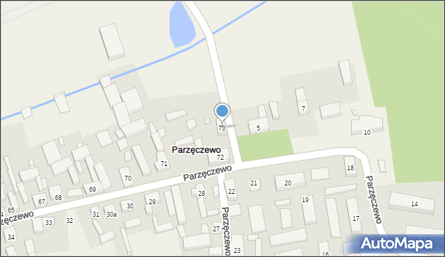 Parzęczewo, Parzęczewo, 73, mapa Parzęczewo
