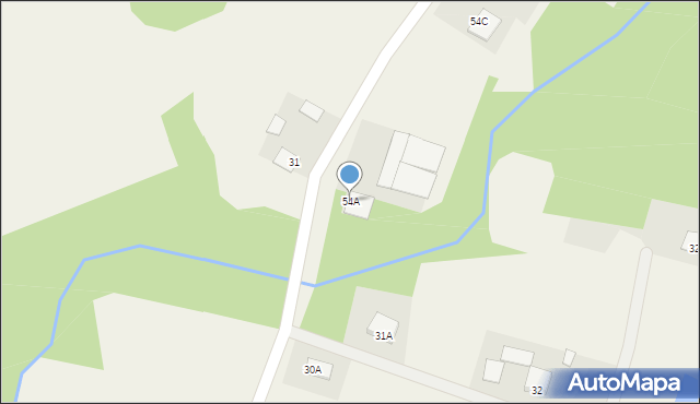 Parzeń, Parzeń, 54A, mapa Parzeń