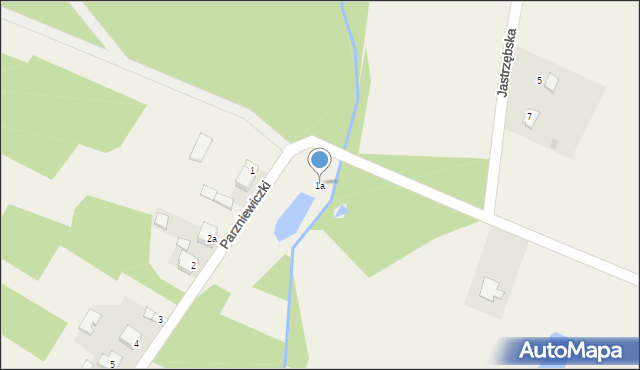 Parzniewiczki, Parzniewiczki, 1a, mapa Parzniewiczki