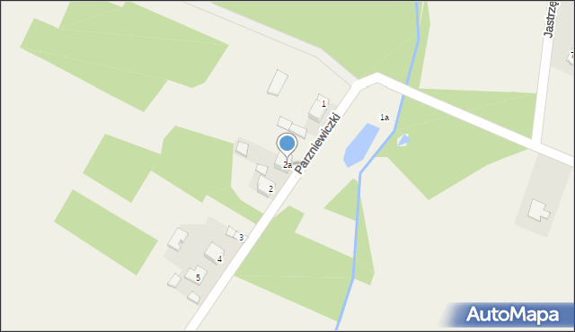 Parzniewiczki, Parzniewiczki, 2a, mapa Parzniewiczki