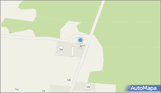 Parzno, Parzno, 30, mapa Parzno