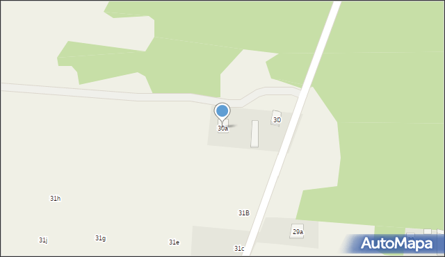 Parzno, Parzno, 30a, mapa Parzno