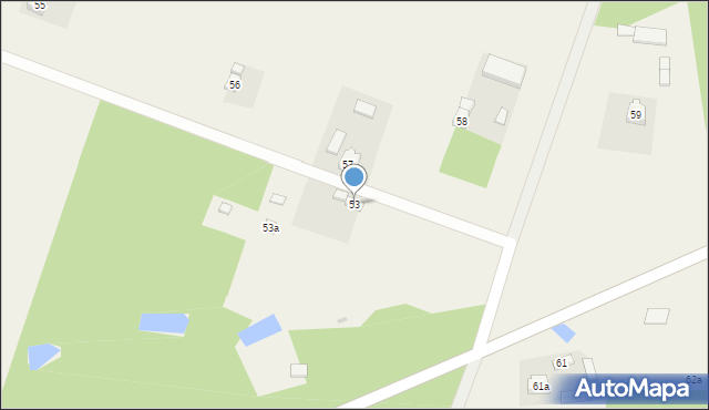 Parzno, Parzno, 53, mapa Parzno