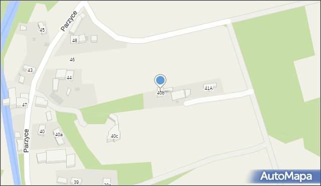 Parzyce, Parzyce, 41, mapa Parzyce