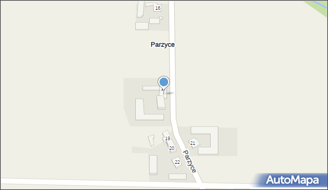 Parzyce, Parzyce, 18, mapa Parzyce