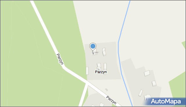 Parzyn, Parzyn, 4, mapa Parzyn