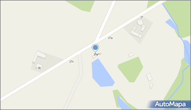 Parzynów, Parzynów, 37e, mapa Parzynów
