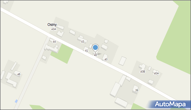 Parzynów, Parzynów, 42, mapa Parzynów