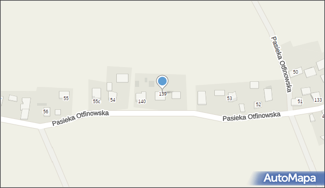 Pasieka Otfinowska, Pasieka Otfinowska, 139, mapa Pasieka Otfinowska