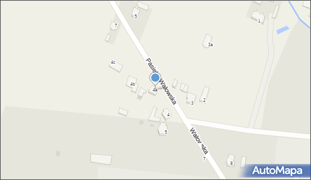 Pasieka Wałowska, Pasieka Wałowska, 4a, mapa Pasieka Wałowska