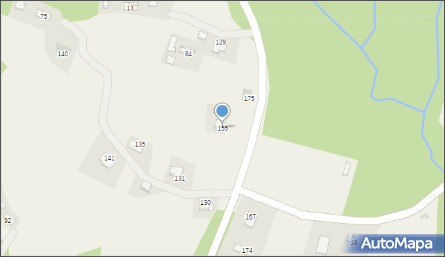 Pasierbiec, Pasierbiec, 155, mapa Pasierbiec