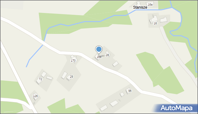 Pasierbiec, Pasierbiec, 168, mapa Pasierbiec