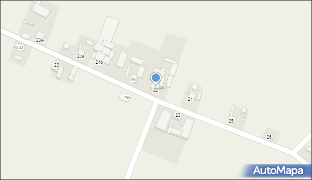 Pasierby, Pasierby, 22, mapa Pasierby