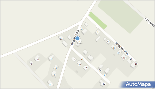 Pasikurowice, Pawłowicka, 3a, mapa Pasikurowice