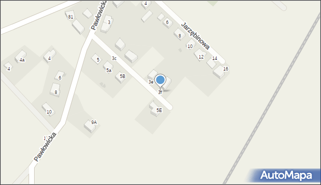 Pasikurowice, Pawłowicka, 3f, mapa Pasikurowice