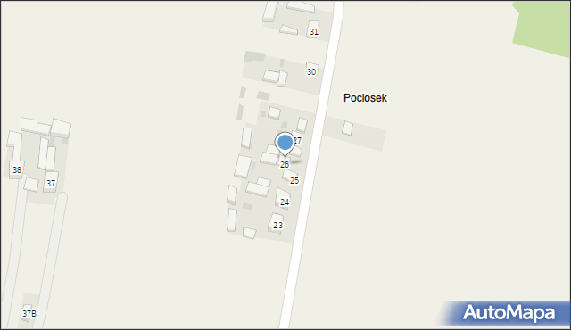 Paskrzyn, Paskrzyn, 26, mapa Paskrzyn