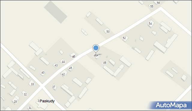 Paskudy, Paskudy, 48A, mapa Paskudy