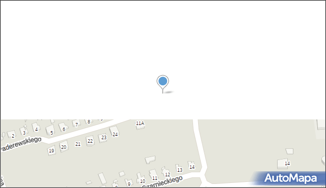 Pasłęk, Paderewskiego Ignacego Jana, 14, mapa Pasłęk