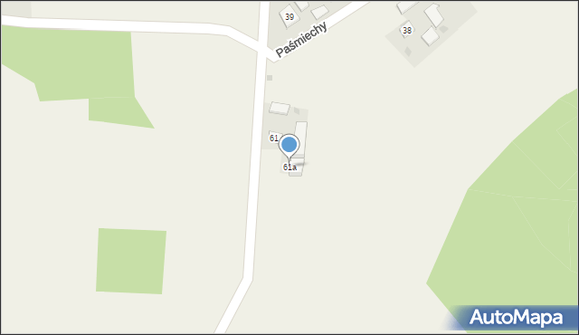 Paśmiechy, Paśmiechy, 61a, mapa Paśmiechy