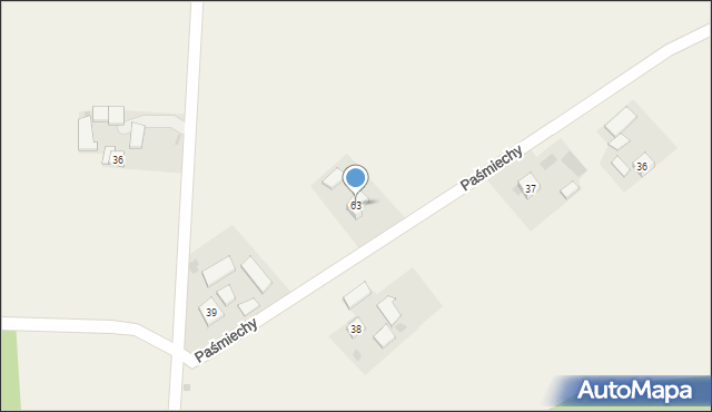 Paśmiechy, Paśmiechy, 63, mapa Paśmiechy