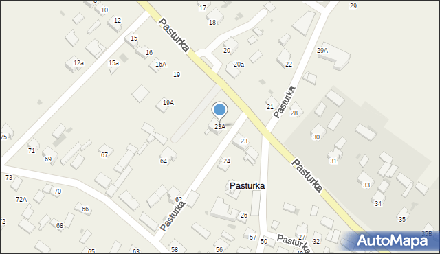 Pasturka, Pasturka, 23A, mapa Pasturka