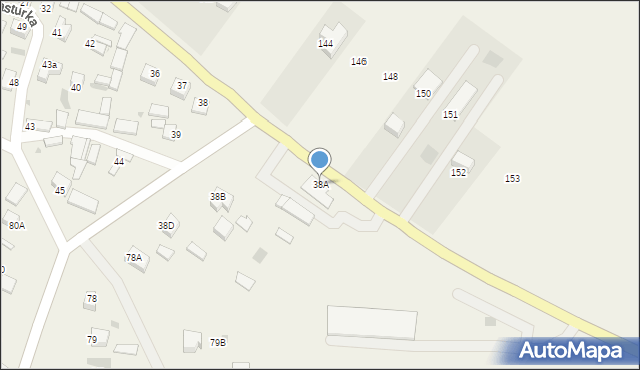 Pasturka, Pasturka, 38A, mapa Pasturka