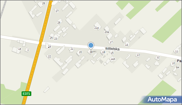 Pastwiska, Pastwiska, 19, mapa Pastwiska