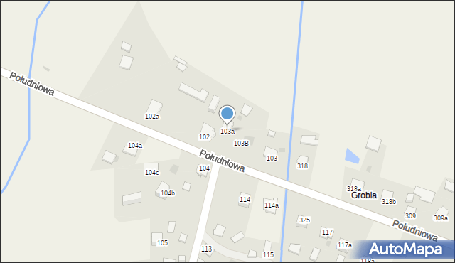 Paszczyna, Paszczyna, 103a, mapa Paszczyna