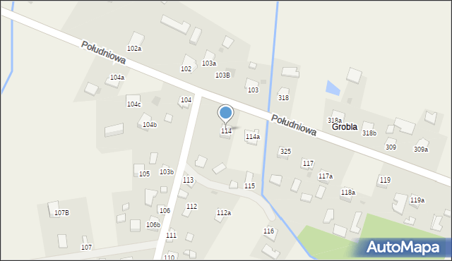 Paszczyna, Paszczyna, 114, mapa Paszczyna